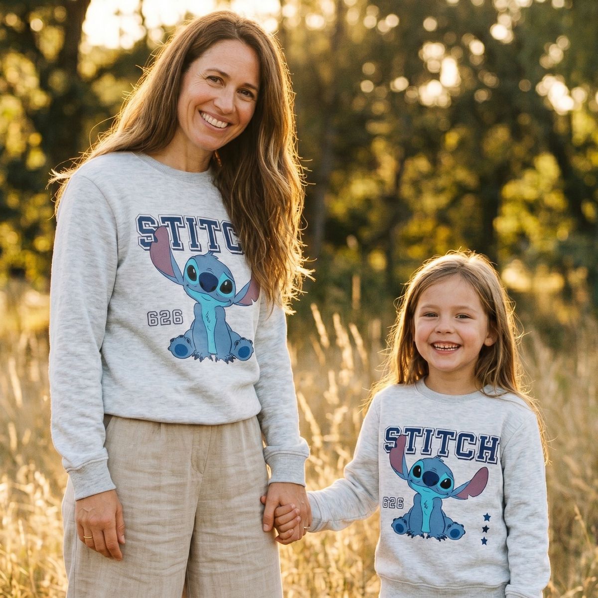 DISNEY - Polerón Cerrado Mujer Lilo & Stitch Gris Disney