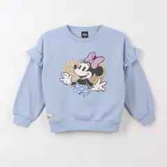 DISNEY - Polerón Cerrado Niña Vuelos Minnie Azul