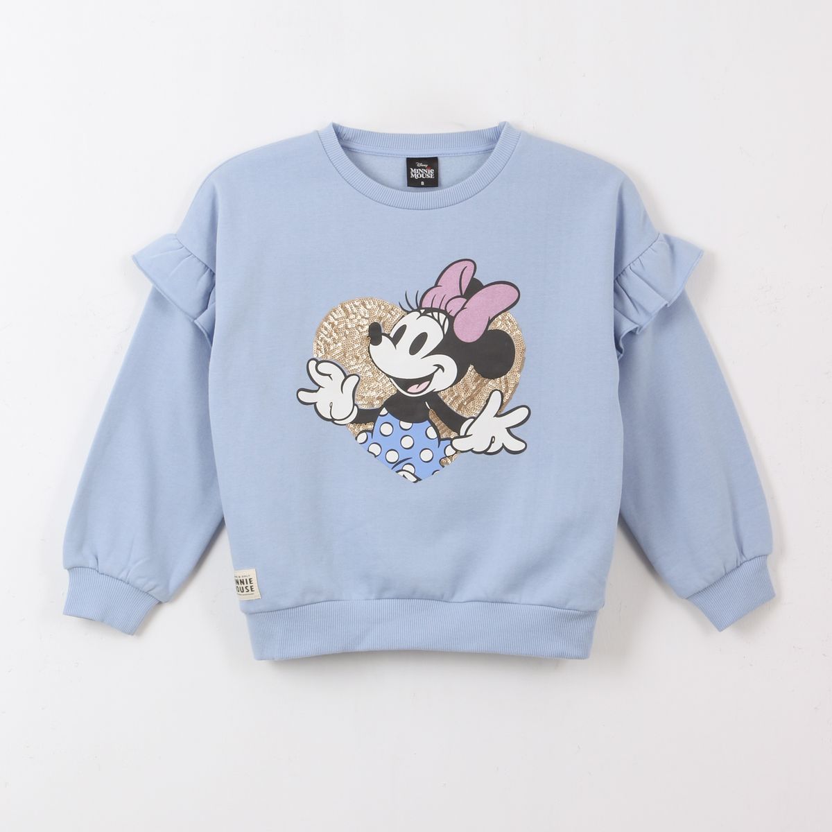DISNEY - Polerón Cerrado Niña Vuelos Minnie Azul Disney