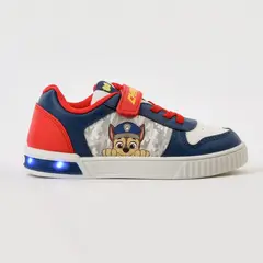 PAW PATROL - Zapatilla Luces Niño Velcro Chase Azul