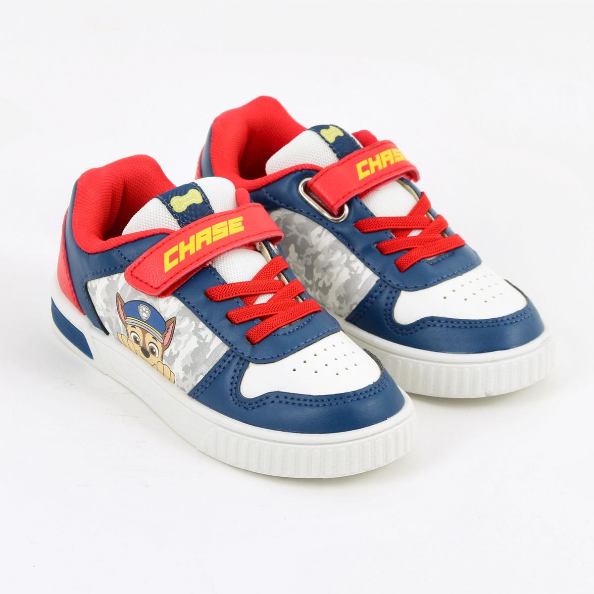 PAW PATROL - Zapatilla Luces Niño Velcro Chase Azul Paw Patrol