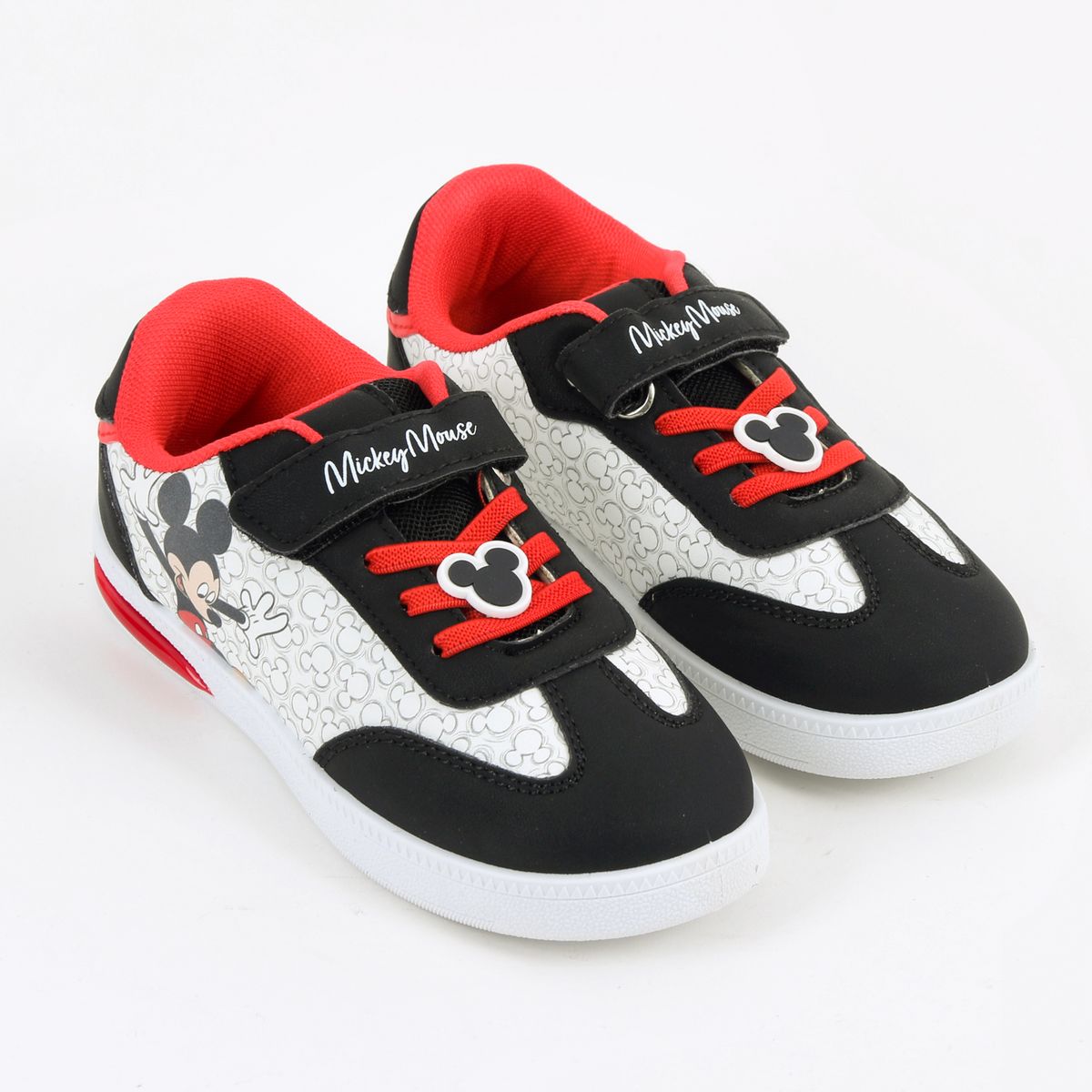 DISNEY - Zapatilla Luces Niño Mickey Saltando Blanco Disney