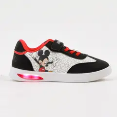 DISNEY - Zapatilla Luces Niño Mickey Saltando Blanco