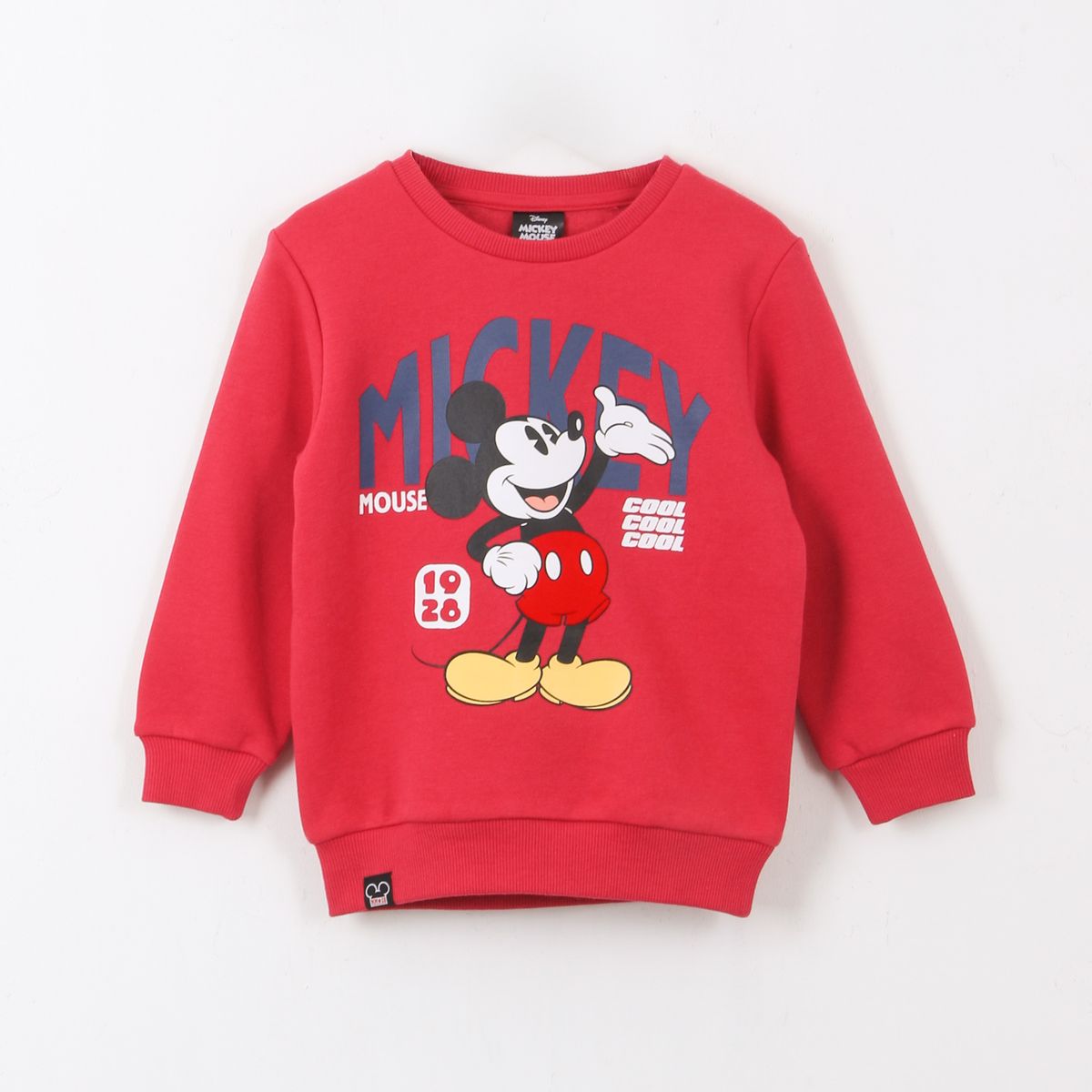 DISNEY - Polerón Cerrado Niño Mickey Mouse Classic Rojo Disney