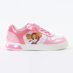 PAW PATROL - Zapatilla Luces Niña Brillos Skye Rosado