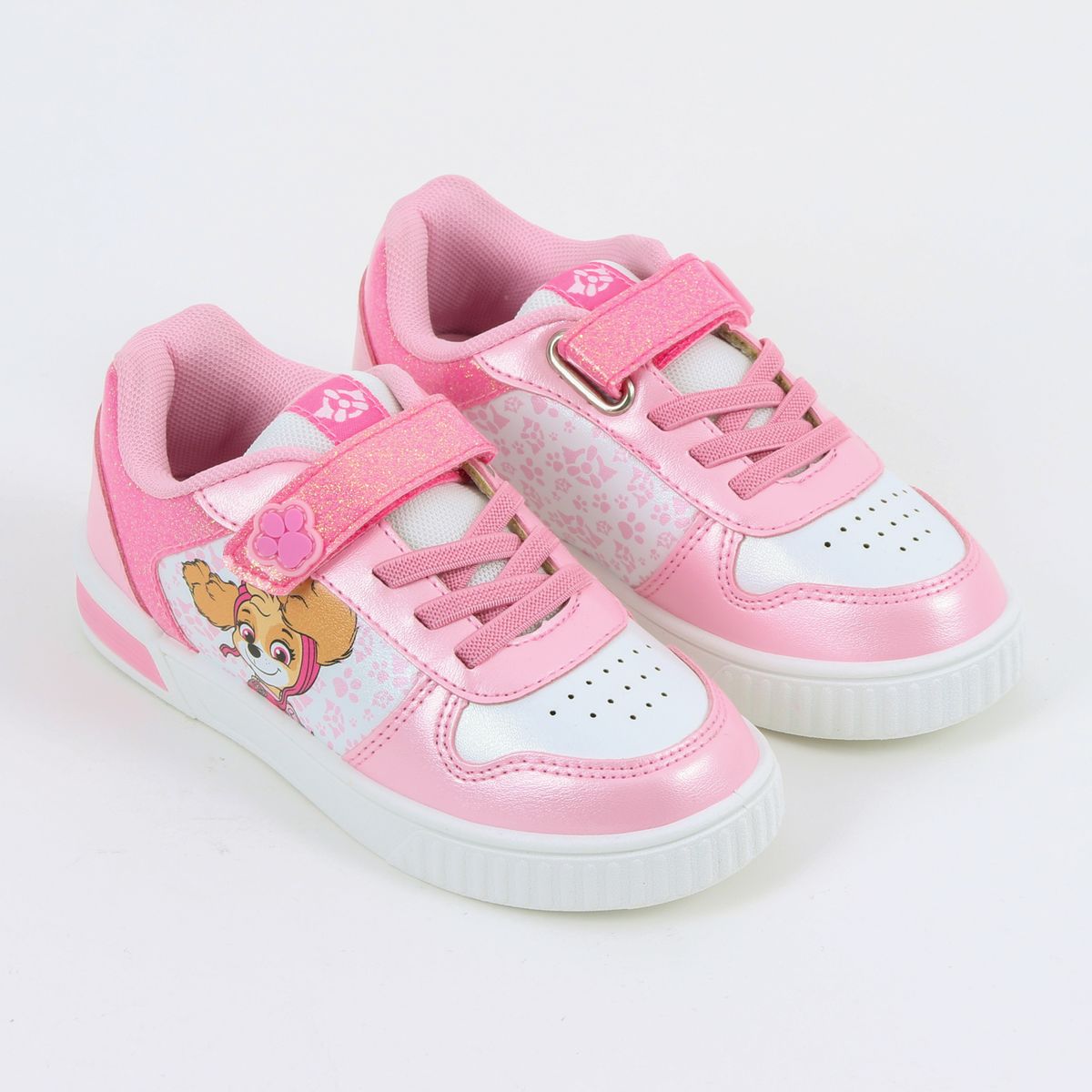 PAW PATROL - Zapatilla Luces Niña Brillos Skye Rosado Paw Patrol