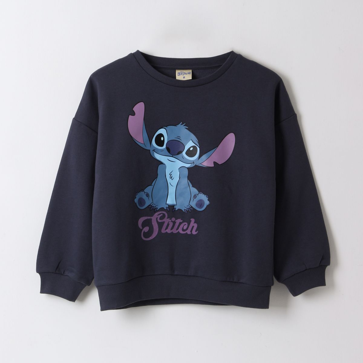 DISNEY - Polerón Cerrado Niña Personaje Lilo & Stitch Negro Disney