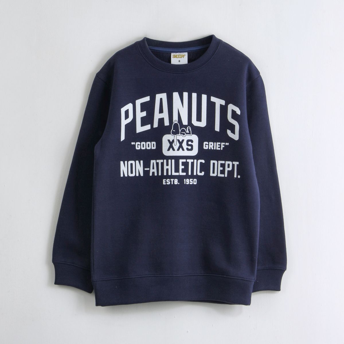 SNOOPY - Polerón Cerrado Niño Athletic Department Azul Snoopy
