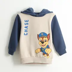 PAW PATROL - Polerón Cerrado Niño Hoodie Chase Beige