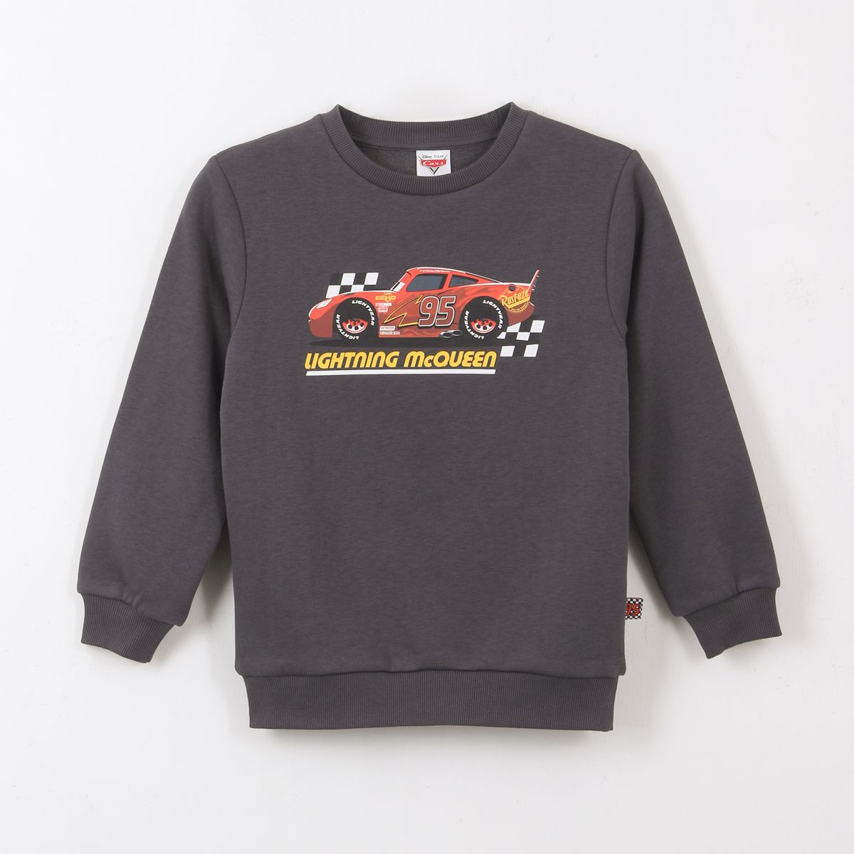 DISNEY - Polerón Cerrado Niño Rayo McQueen Cars Gris Disney