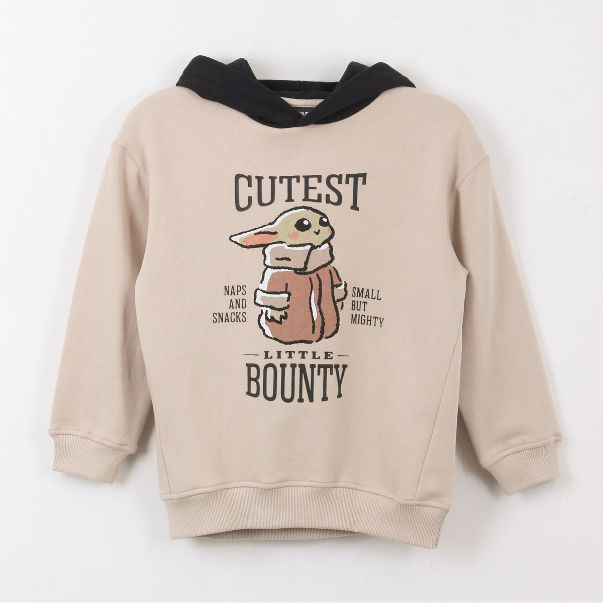 STAR WARS - Polerón Cerrado Niño Hoodie Cutest Bounty Beige Star Wars