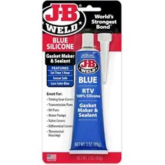 GENERICO - Sellador y formador de juntas de silicona RTV 3oz Azul JB Weld 31316