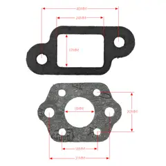 RAISMAN - EMPAQUETADURA DE SILENCIADOR RAISMAN® PARA MOTOSIERRA STIHL MS250 MS230 MS210 MS180 MS170
