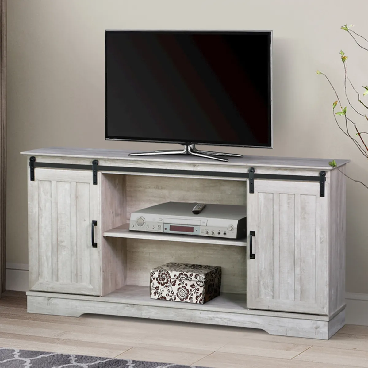 MSA MUEBLES SANTA ANA - Rack Vintage 1.4 Gray AOK