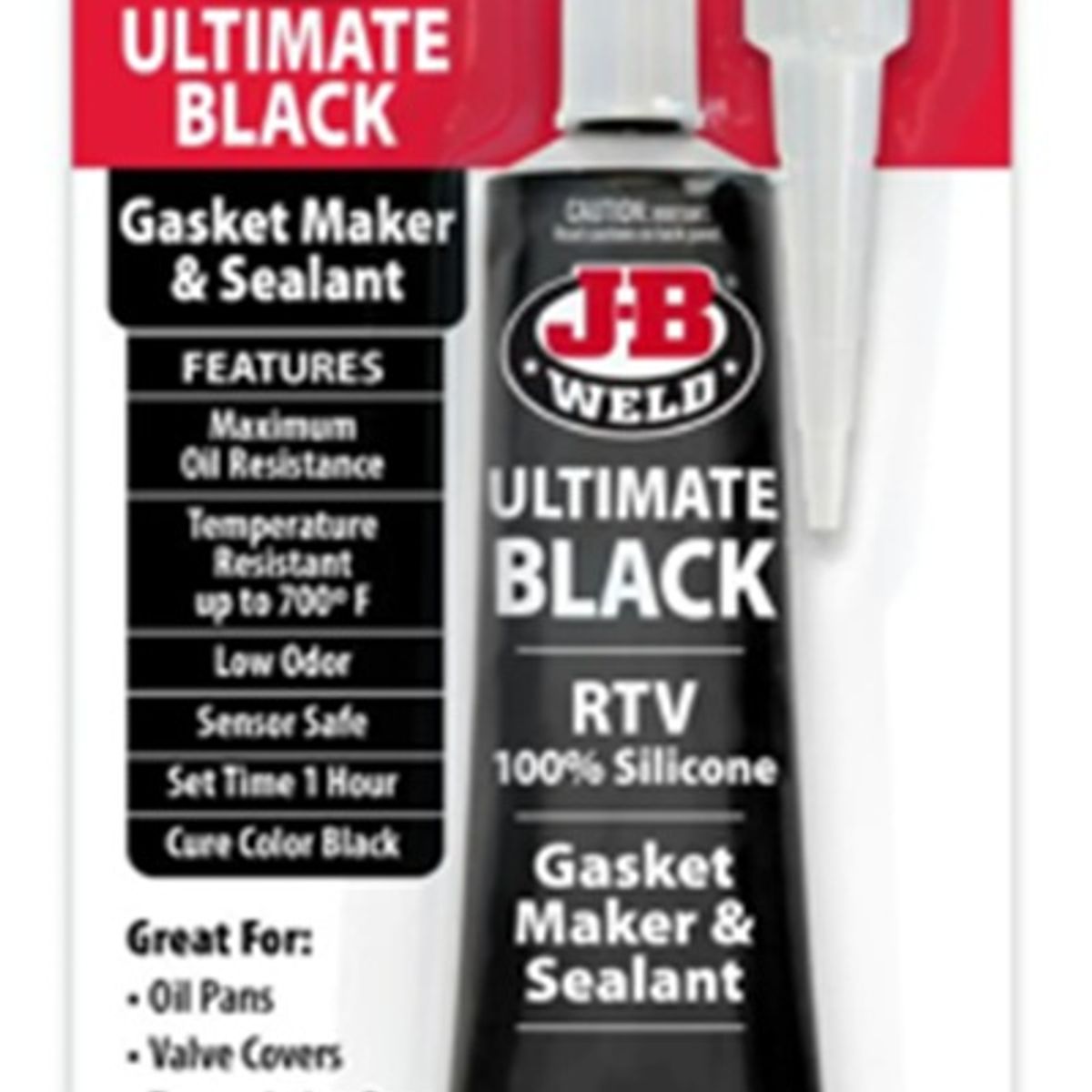 GENERICO - Sellador y formador de juntas de silicona Ultimate Black - 3 oz. J-B Weld 32329