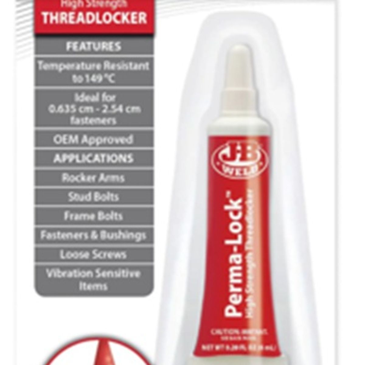 GENERICO - Fijador contra fugas de Roscas 6ml (Color Rojo) J-B Weld 27106