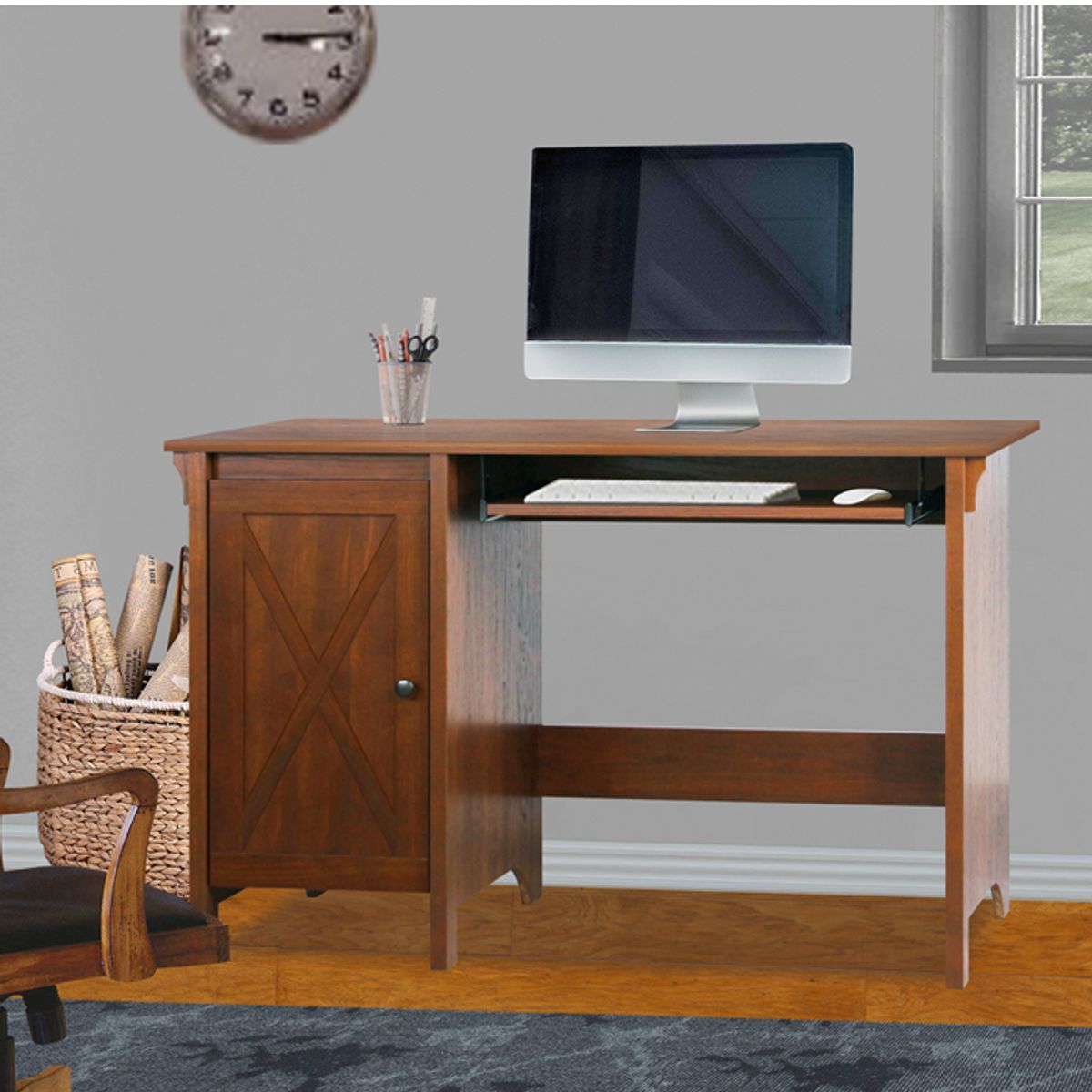 MSA MUEBLES SANTA ANA - Escritorio 1.2 Mt. Cherry