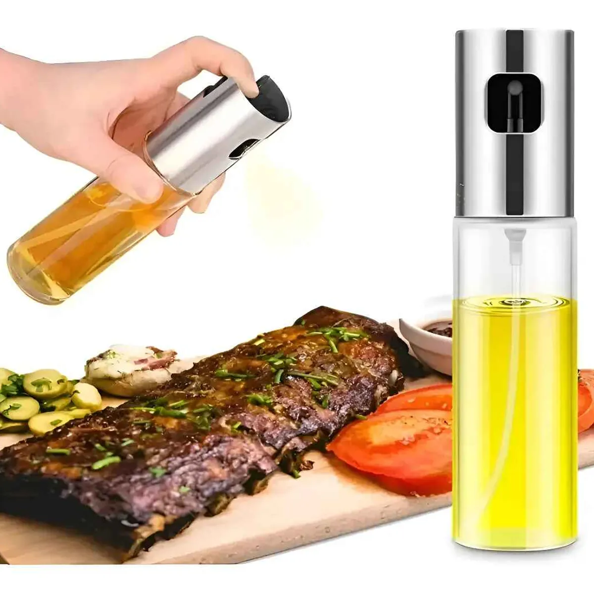 GENERICO - Rociador de Aceite Aceitero Spray Alcuza Vinagre Limon