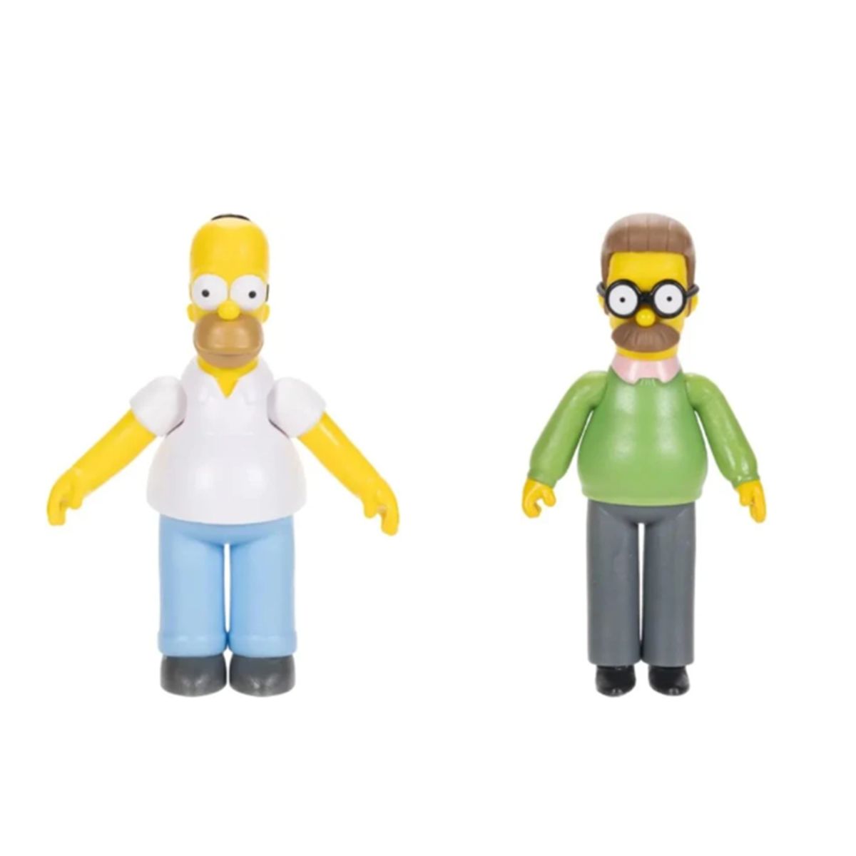 JAKKS PACIFIC - Figuras Los Simpsons Set Homero Y Ned 7 Cm Altura