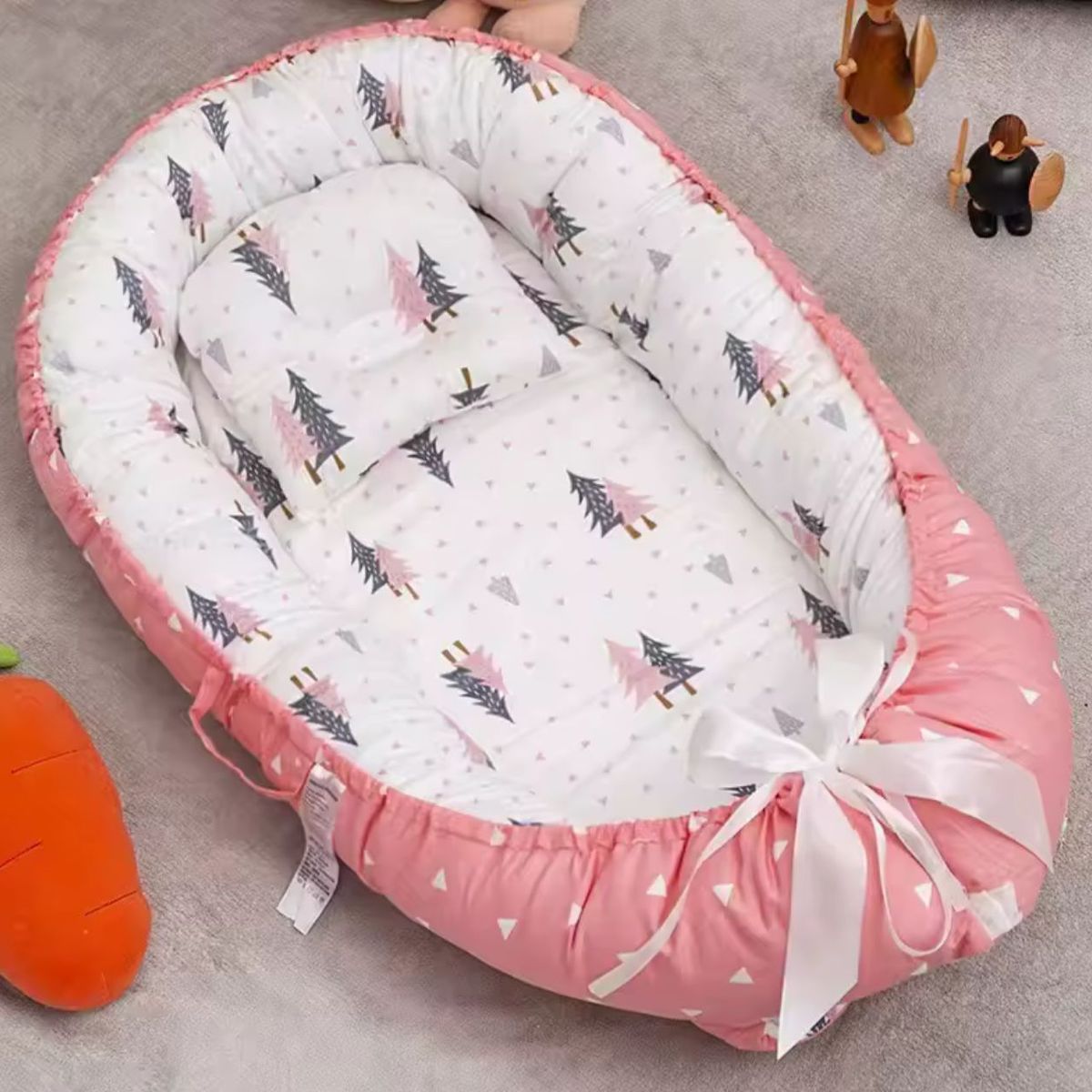GENERICO - Cama Cojín Nido Colecho De Algodón Para Bebe