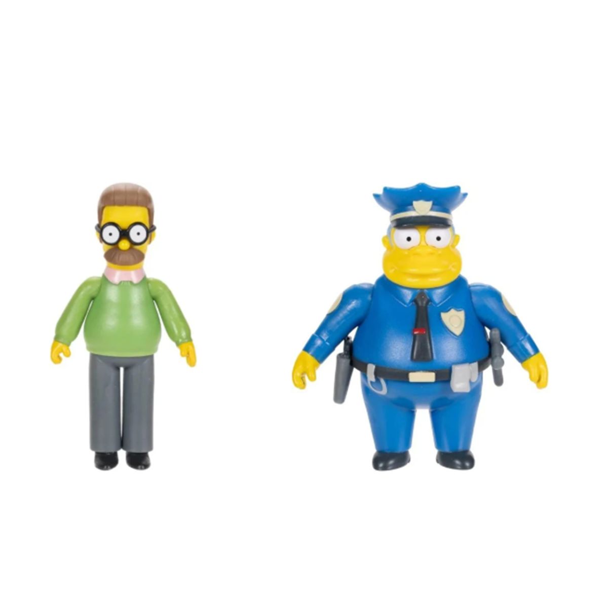 JAKKS PACIFIC - Figuras Los Simpsons Set Ned Y Jefe Gorgory 7 Cm