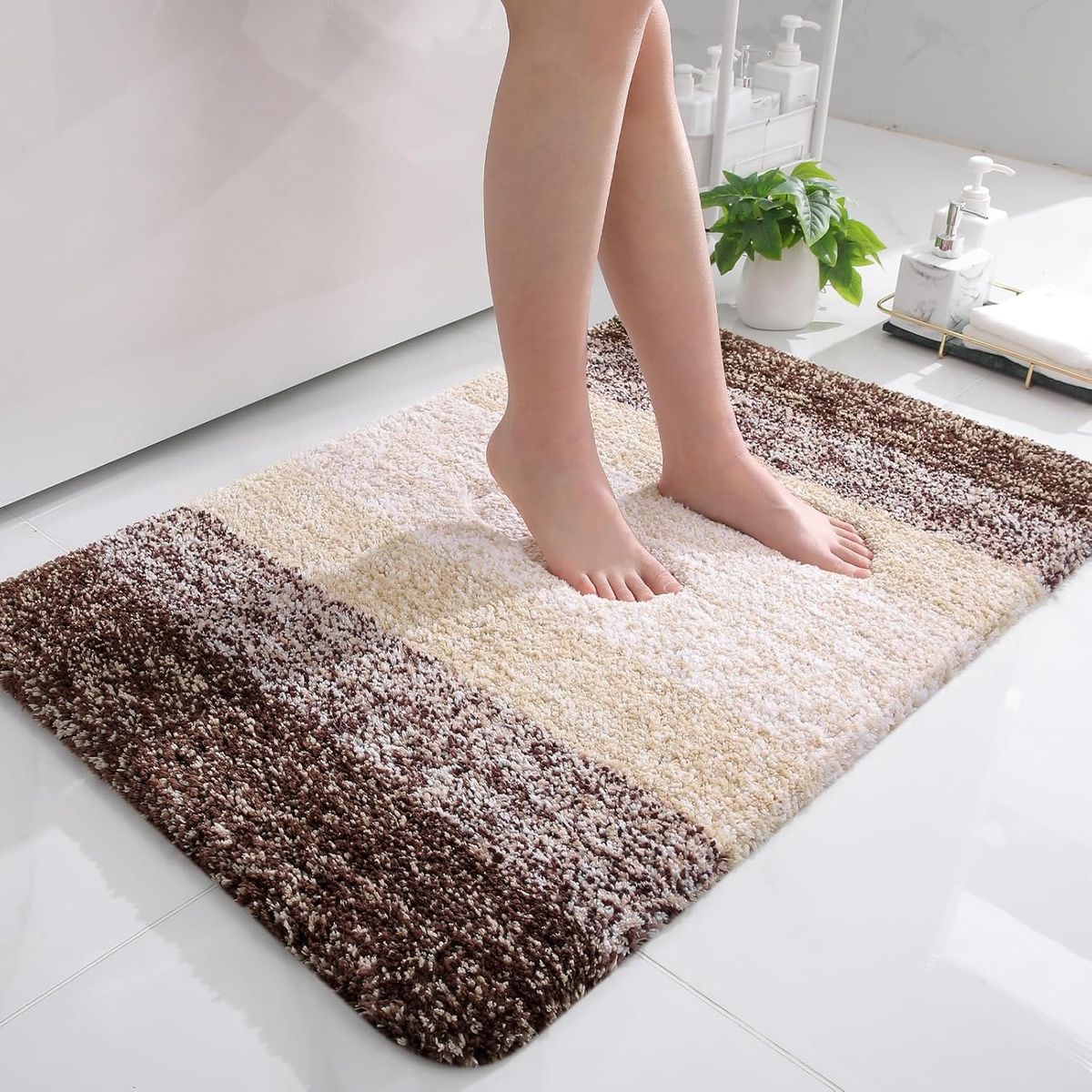 RAGNAR - Piso de Baño de Microfibra Extrasuave Y Ultraabsorbente XL