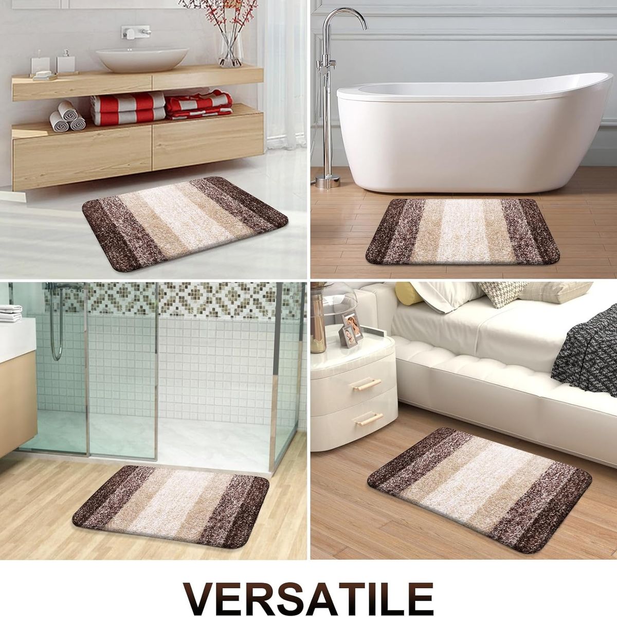 RAGNAR - Piso de Baño de Microfibra Extrasuave Y Ultraabsorbente XL
