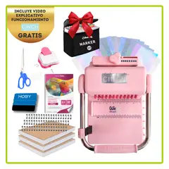 CINCH - KIT DE ENCUADERNADORA CICH PINK + 3 PLANNER+ Perforadora Rosa KP02