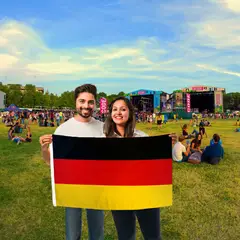 GENERICO - Bandera de Alemania de 150cm x 90cm de Poliéster