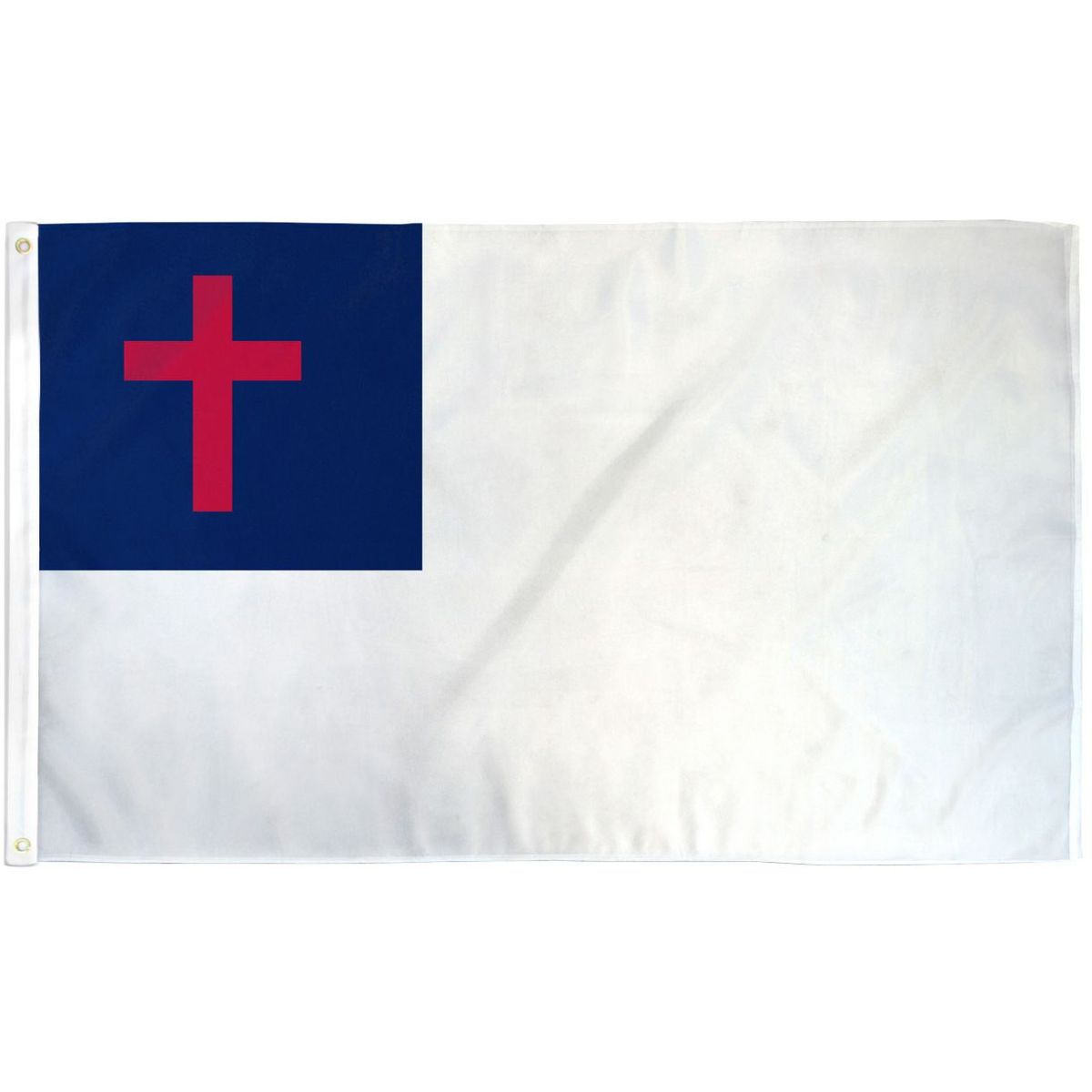 GENERICO - Bandera Cristiana de 150cm x 90cm de Poliéster