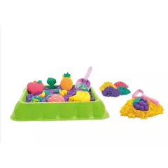 GENERICO - Set Arena Kinésica con Moldes Frutas y Verduras