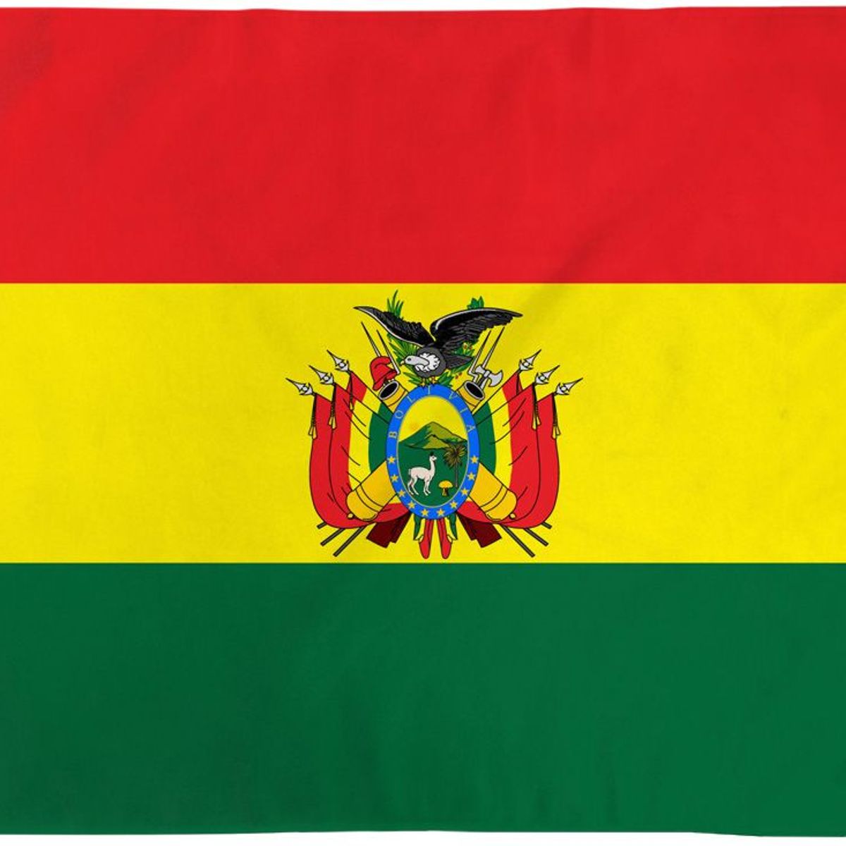GENERICO - Bandera de Bolívia de 150cm x 90cm de Poliéster