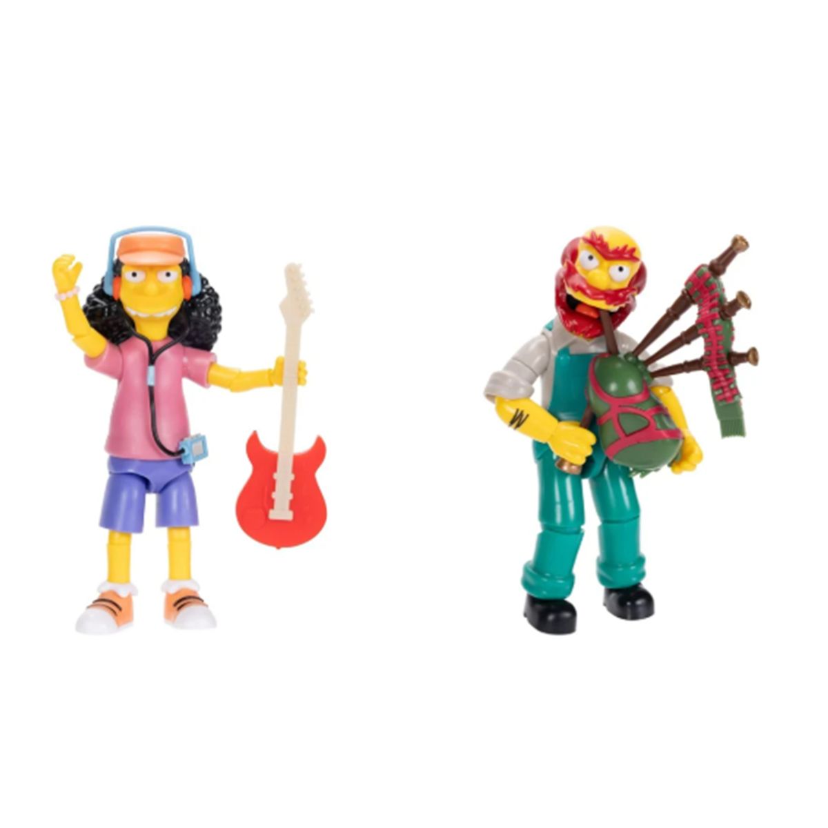 JAKKS PACIFIC - Figuras Los Simpsons Set De Otto Y Jardinero Willie 12 Cm