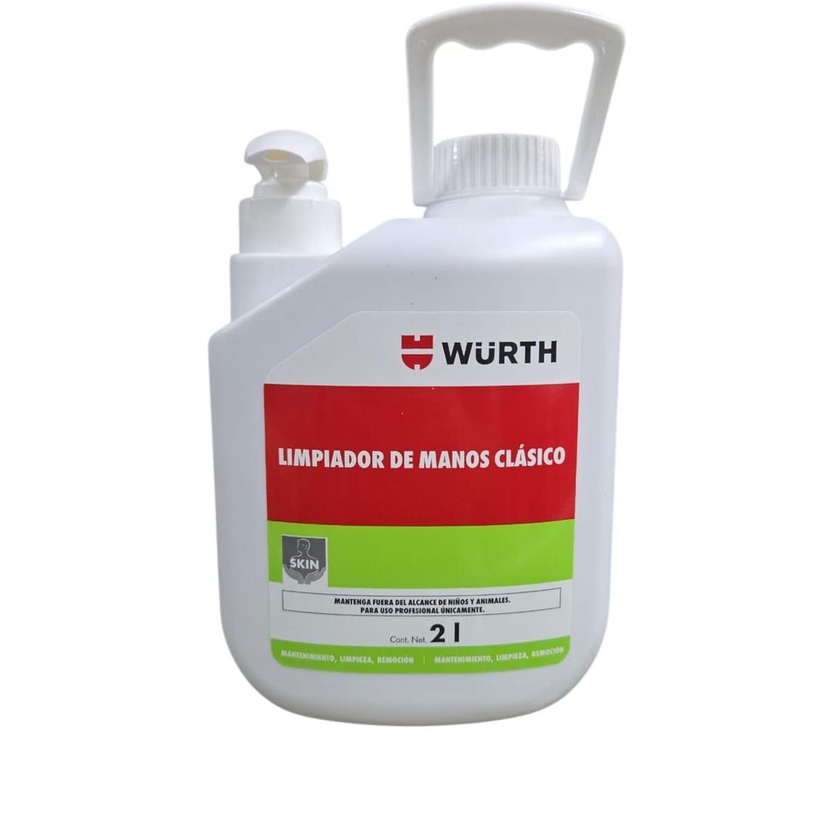 GENERICO - Jabón de Manos para Taller Mecánico C Dispensador 2L WURTH