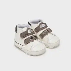 BBPRO - DEPORTIVAS NIÑO BLANCAS CON GRIS 2-5 Meses