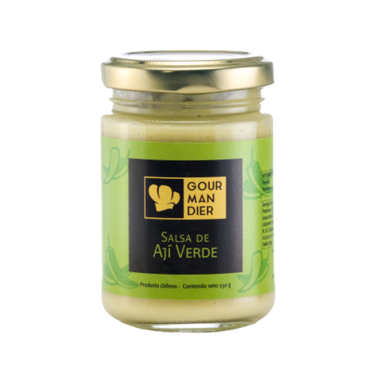 GOURMANDIER - Salsa aji verde 156 mL