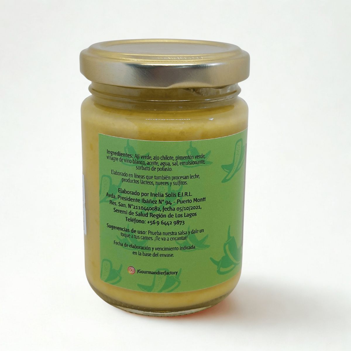 GOURMANDIER - Salsa aji verde 156 mL