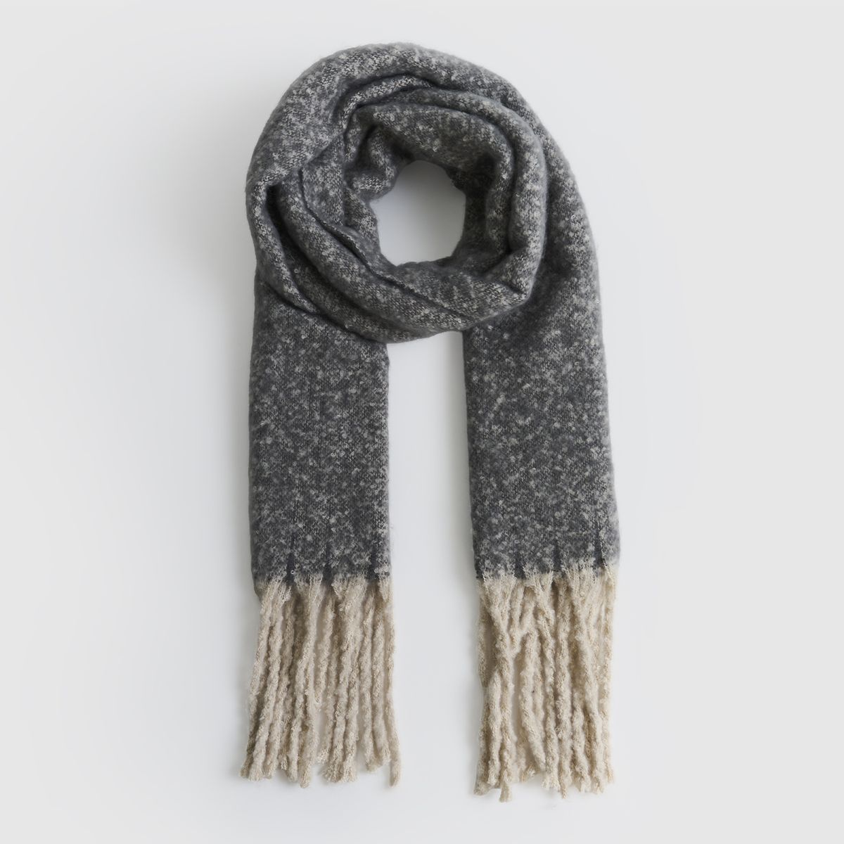 LOUNGE - Maxi Bufanda Flecos Alto Invierno LOUNGE