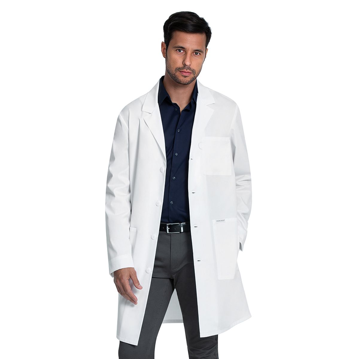 CHEROKEE - DELANTAL CLÍNICO UNISEX LARGO CHEROKEE CK460 WHITE