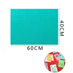 GENERICO - Goma Eva Glitter Verde Turquesa Brillo 60x40 Cm Pack 10