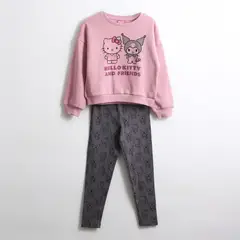 HELLO KITTY - Conjunto Niña & Friends Rosado