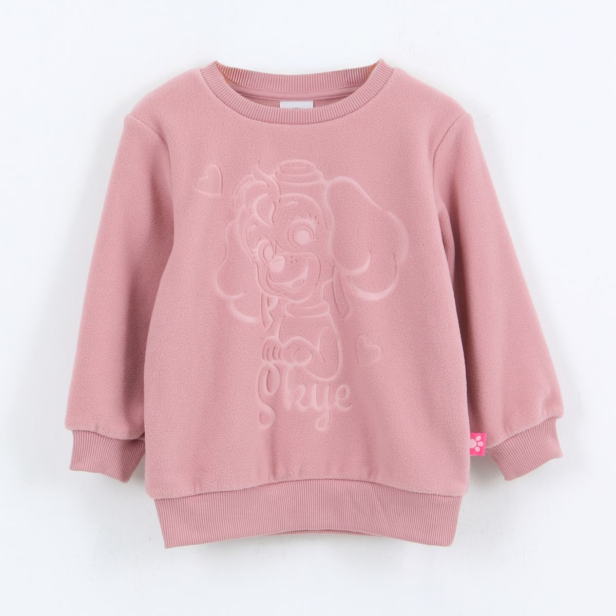 PAW PATROL - Polar Niña Diseño Frontal Logo Rosado Paw Patrol