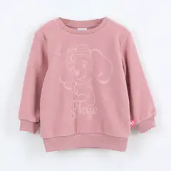BARBIE - Polar Niña Diseño Frontal Logo Rosado