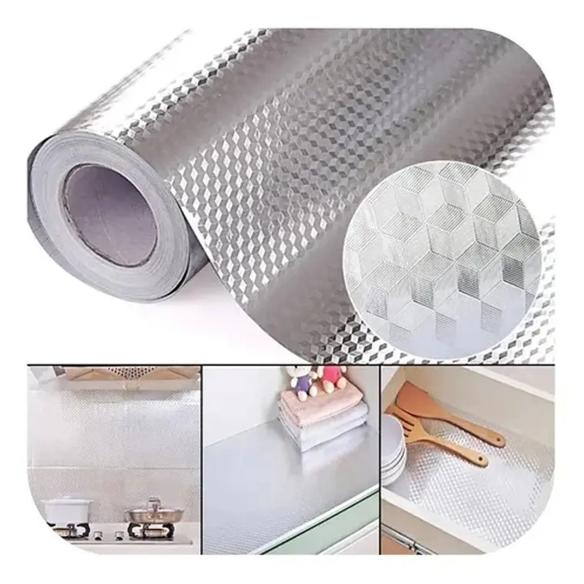 GENERICO - Papel Autoadhesivo Cocina Pared Muro Revestir 40x300cm