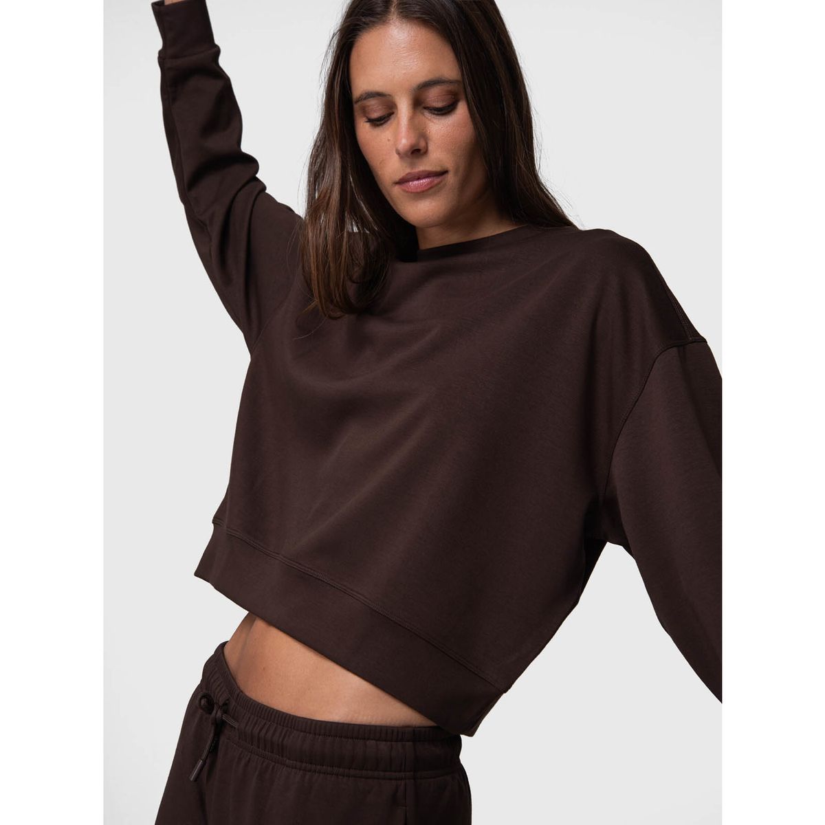 BSOUL - Poleron Mujer Crew Genova Rec Café BSOUL