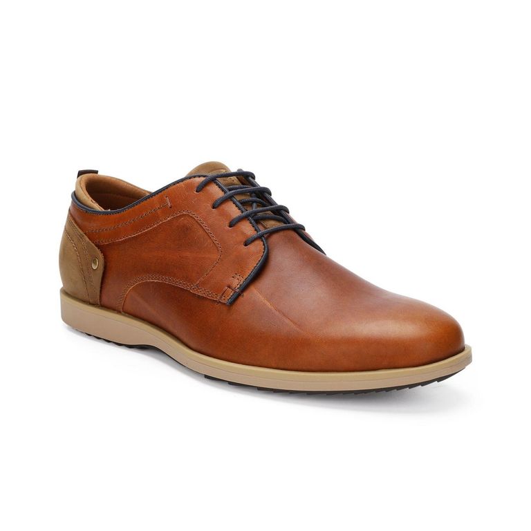 Zapatos Hombre Cordones Cuero Denver-0-06 Brandy