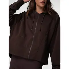 BSOUL - Poleron Mujer Full Zip Malaga Rec Café
