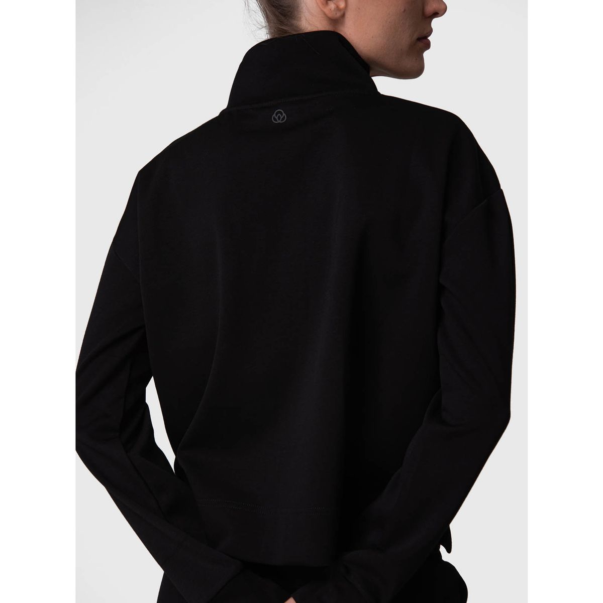 BSOUL - Poleron Mujer Half Zip Toledo Rec Negro BSOUL