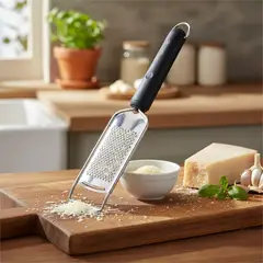 GENERICO - Rallador De Queso Manual Acero Inoxidable Cocina Con Mango