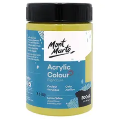 MONT MARTE - Pintura Acrílica 300ml Amarillo Limón